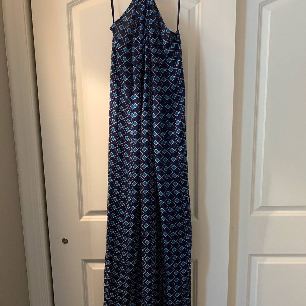 DVF - NWT Lilita maxi dress.  Navy, sz 12